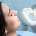 Woman relaxing while visiting Grapevine sedation dentist