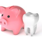 tooth piggy bank illustration for cost of veneers in Grapevine  