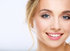 young woman with beautiful smile