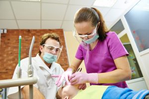 dental patient relaxing during sedation